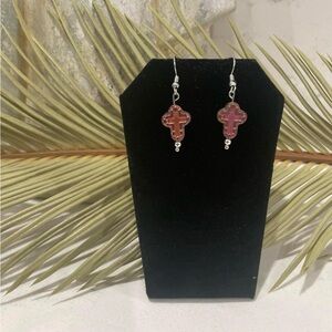 Handmade Cross Earrings